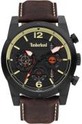 Timberland Miesten kello TDWGF2100001 Holyoke Musta/Nahka Ø46 mm