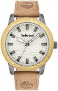 Timberland Miesten kello TBL15949JSUB.63SET Valkoinen/Nahka Ø46 mm