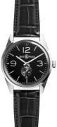 Bell & Ross Miesten kello BRG123-BL-ST-SCR BR 123 Musta/Nahka