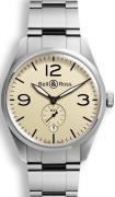 Bell & Ross Miesten kello BRV123-BEI-ST-SST BR 123 Ruskea/Teräs