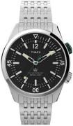 Timex Miesten kello TW2V49700 The Waterbury Musta/Teräs Ø41 mm