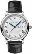 Montblanc Miesten kello 128686 Star Legacy Hopea/Nahka Ø39 mm