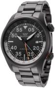 Glycine Miesten kello GL0434 Airpilot Gmt Musta/Teräs Ø44 mm