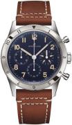 Breitling Miesten kello LB0920131C1X1 Aviator 8 Sininen/Nahka Ø41 mm