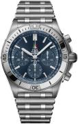 Breitling Miesten kello AB01344A1C1A1 Chronomat B01 42 Sininen/Teräs