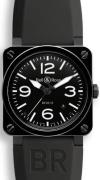 Bell & Ross Miesten kello BR0392-CER-BLP-SRB BR 03-92 Musta/Kumi