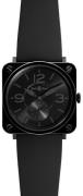 Bell & Ross Miesten kello BRS-BLC-PH-SRB BR S Quartz Musta/Kumi