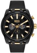 Diesel Miesten kello DZ4610 Split Musta/Nahka Ø51 mm