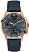 Guess Miesten kello GW0540G2 Spec Sininen/Nahka Ø44 mm