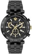 Versace Miesten kello VEJB00722 V Race Musta/Teräs Ø46 mm