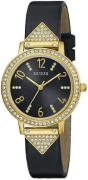 Guess Naisten kello GW0473L2 Tri Luxe Musta/Nahka Ø32 mm