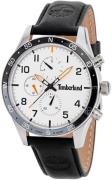 Timberland Miesten kello TDWGF2100501 Chicopee Valkoinen/Nahka Ø46 mm