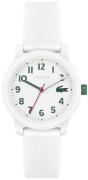 Lacoste 12.12 Naisten kello 2030039 Valkoinen/Kumi Ø33 mm