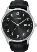 Lorus Miesten kello RH911PX9 Classic Musta/Nahka Ø42 mm