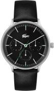 Lacoste Miesten kello 2011226 Club Musta/Nahka Ø42 mm