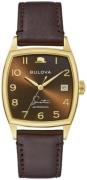 Bulova Miesten kello 97B198 Sinatra Ruskea/Nahka