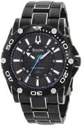 Bulova Miesten kello 96B153 Precisionist Musta/Hiilikuitua Ø45 mm