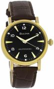 Bulova Miesten kello 97A151 American Clipper Musta/Nahka Ø39 mm