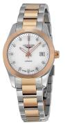 Longines Naisten kello L2.285.5.87.7 Conquest Ladies Valkoinen/18K