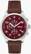 Hugo Boss Miesten kello 1513988 View Punainen/Nahka Ø44 mm