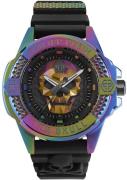 Philipp Plein Miesten kello PWAAA2123 The Skull Musta/Kumi Ø44 mm