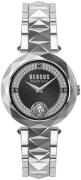 Versus by Versace Naisten kello VSPCD7720 Covent Garden Musta/Teräs