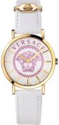 Versace Naisten kello VEK400321 Hopea/Nahka Ø36 mm