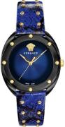 Versace Miesten kello VEBM00418 Shadov Musta/Nahka Ø39 mm