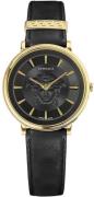 Versace Naisten kello VE8101919 V Circle Musta/Nahka Ø38 mm