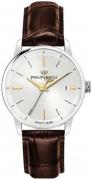 Philip Watch Miesten kello R8251150008 Classic Hopea/Nahka Ø40 mm