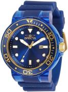 Invicta Miesten kello 32336 Sininen/Kumi Ø51.5 mm