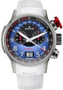 Edox Miesten kello 38001-TINR-BUDN Chronorally Sininen/Kumi Ø48 mm