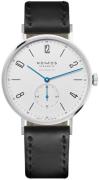 Nomos Glashütte Miesten kello N-140 Tangente Valkoinen/Nahka Ø38.5