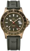 Glycine Miesten kello GL0319 Combat Sub Vihreä/Kumi Ø42 mm