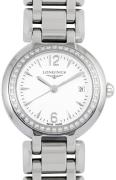 Longines Naisten kello L8.110.0.16.6 PrimaLuna Valkoinen/Teräs