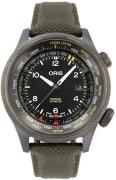 Oris Miesten kello 01 793 7775 8734-SET Propilot Musta/Tekstiili Ø47