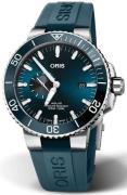 Oris Miesten kello 01 743 7733 4155-07 4 24 69EB Aquis Sininen/Kumi