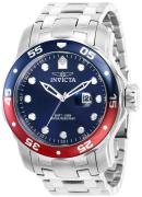 Invicta Miesten kello 39090 Pro Diver Sininen/Teräs Ø48 mm