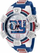 Invicta Miesten kello 35788 Nfl Valkoinen/Hiilikuitua Ø52 mm