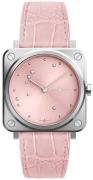 Bell & Ross BRS-EP-ST/SCR BR S Pinkki/Nahka Ø39 mm