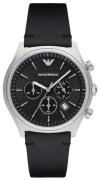 Emporio Armani Miesten kello AR1975 Dress Musta/Nahka Ø43 mm