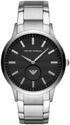 Emporio Armani Miesten kello AR11118 Dress Musta/Teräs Ø53 mm