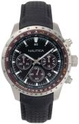 Nautica Miesten kello NAPP39001 Musta/Nahka Ø46 mm