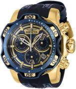 Invicta Miesten kello 38716 Venom Sininen/Kumi Ø52.5 mm