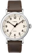 Timex Miesten kello TW2T20700 Beige/Nahka Ø40 mm