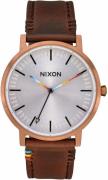 Nixon 99999 Miesten kello A10583173-00 Hopea/Nahka Ø40 mm