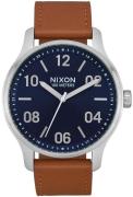 Nixon The Patrol Miesten kello A1243-2186-00 Sininen/Nahka Ø42 mm