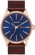 Nixon The Sentry Miesten kello A1052867-00 Sininen/Nahka Ø42 mm