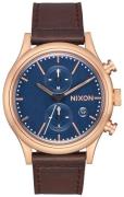 Nixon 99999 Miesten kello A11632629-00 Sininen/Nahka Ø41 mm