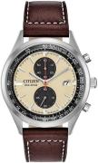 Citizen Chandler Miesten kello CA7020-07A Beige/Nahka Ø43 mm